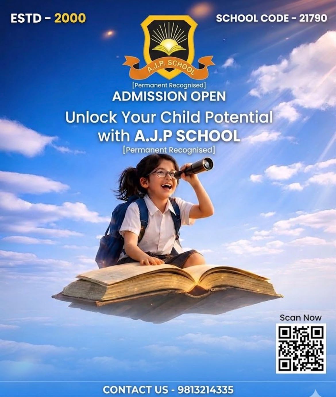Admission Open - A.J.P School